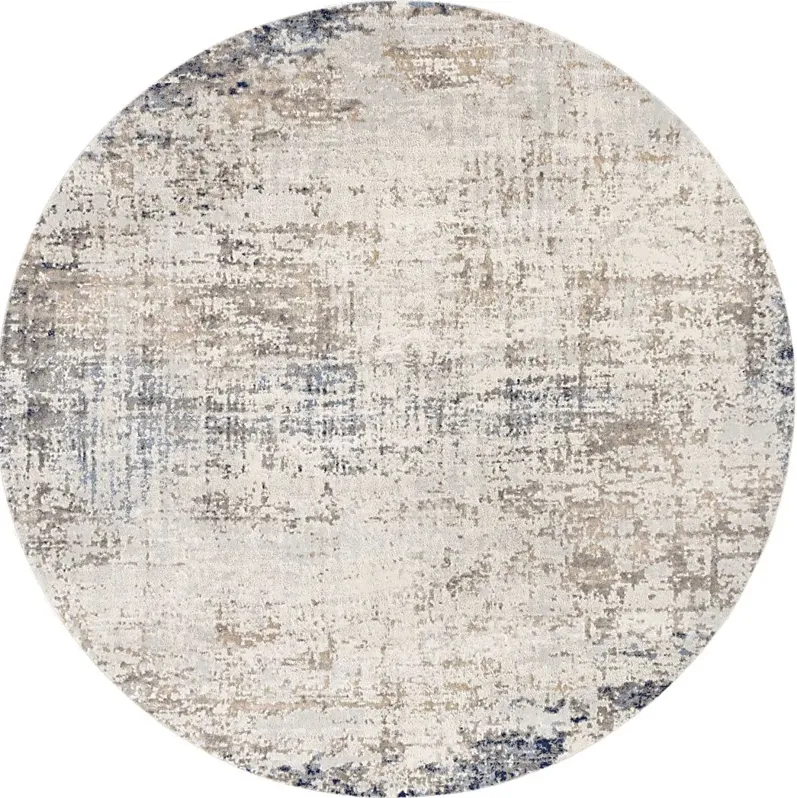 Sherbon IV Gray 7'10 Round Rug