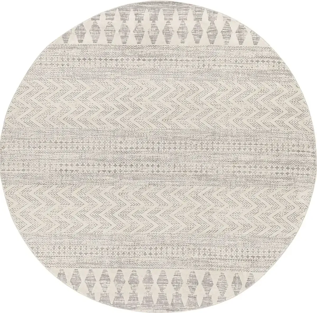 Sherbon V Off-White 7'10 Round Rug