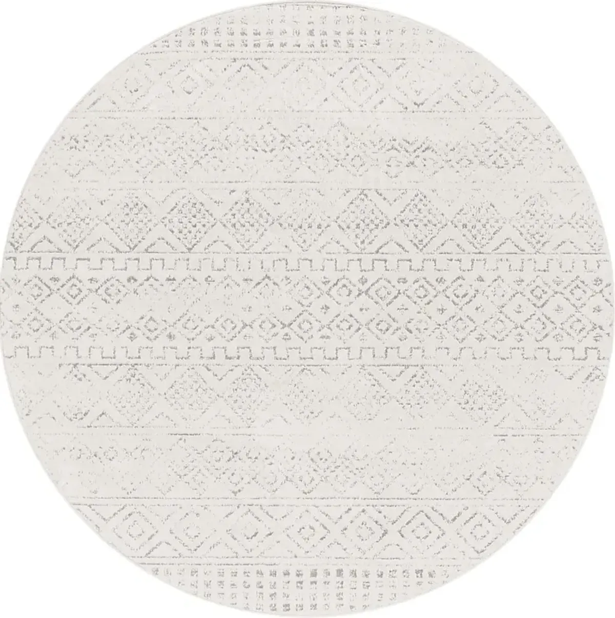 Sharease I Gray 7'10 Round Rug