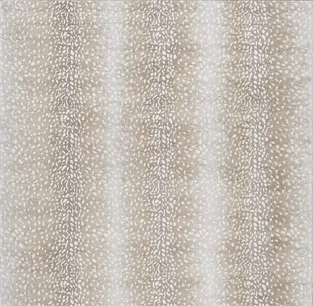 Sharease IV Tan 6'7 Square Rug