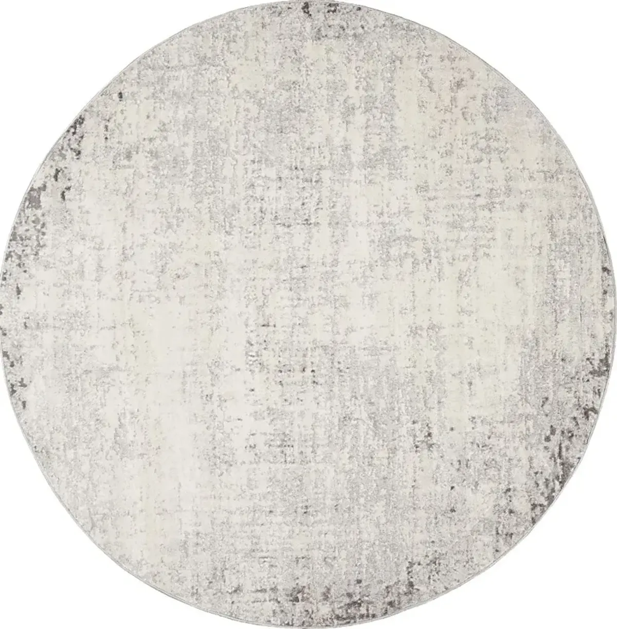 Sharease V Gray 6'7 Round Rug