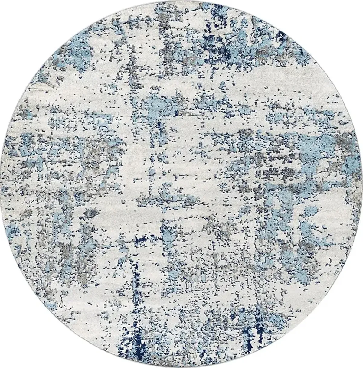 Saltwood I Blue 7'10 Round Rug