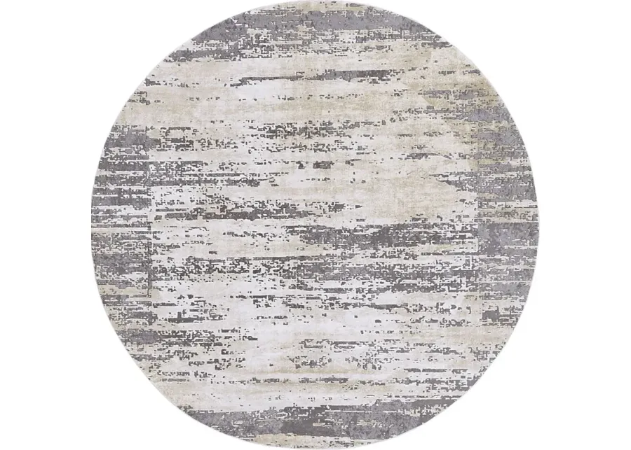 Reigate I Tan 5'3 Round Rug