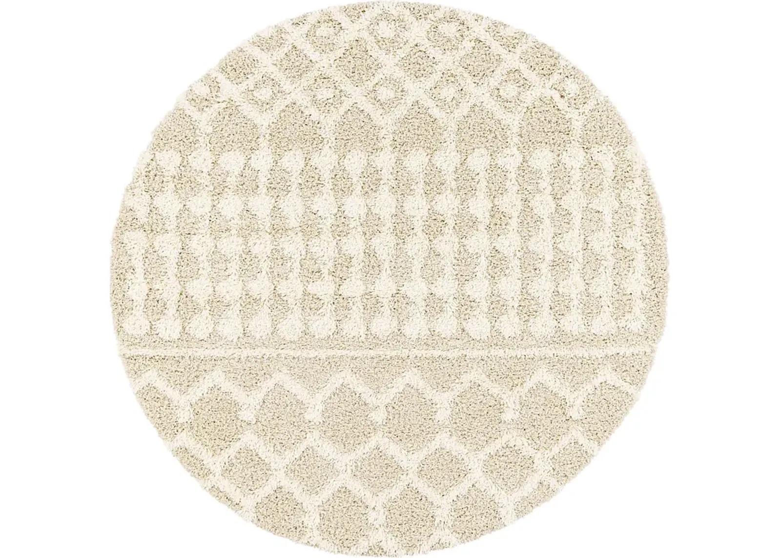 Rehder I Cream 6'7 Round Rug