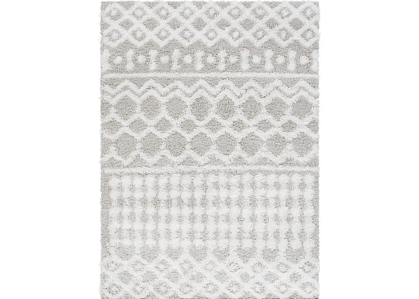 Rehder II White 5'3 x 7'3 Rug