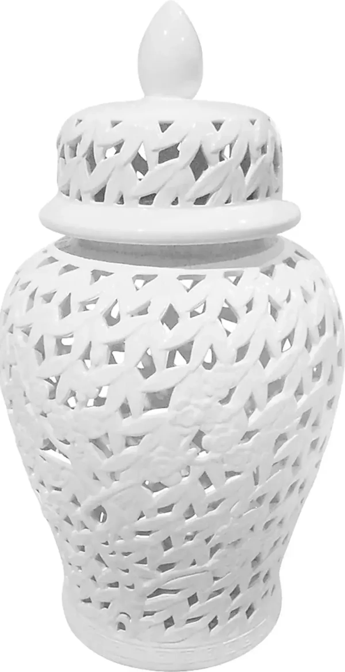 Millenbrook White Large Temple Jar