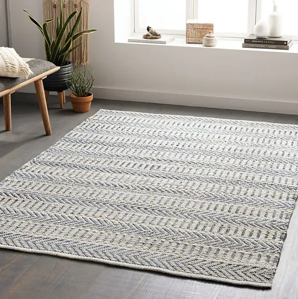 Thorpshire Blue 8' x 10' Rug