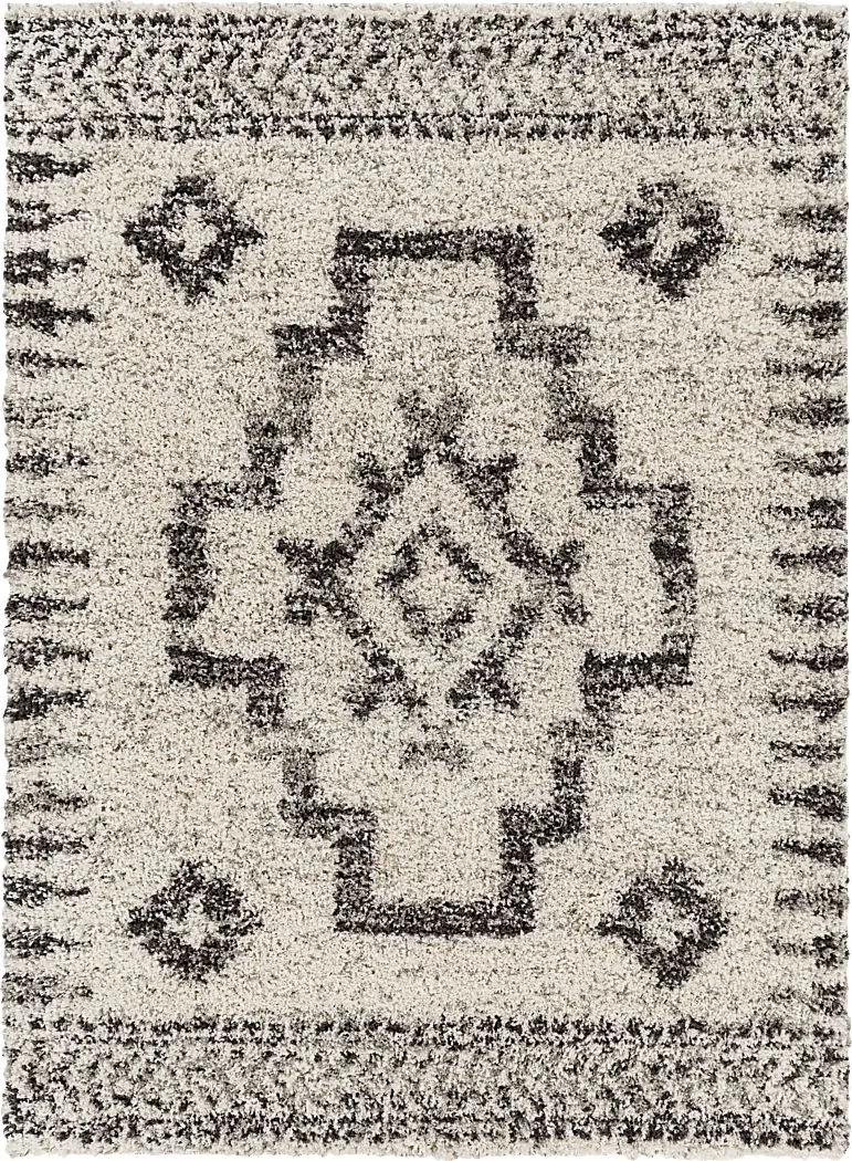 Tattershale Cream 5'3 x 7' Rug