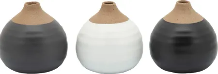 Singletarry Black Vase, Set of 3