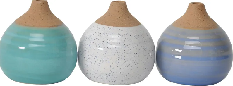 Singletarry Blue Vase, Set of 3