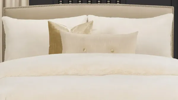 Billingswood Off-White 6pc King Duvet Cover Set