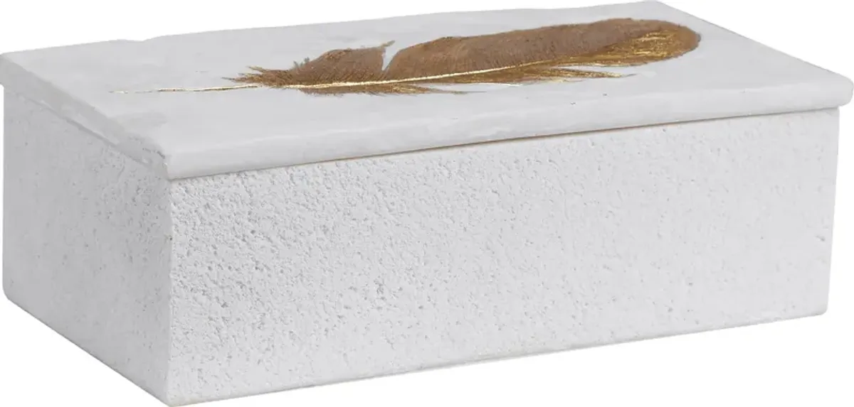 Azaan White Decorative Box