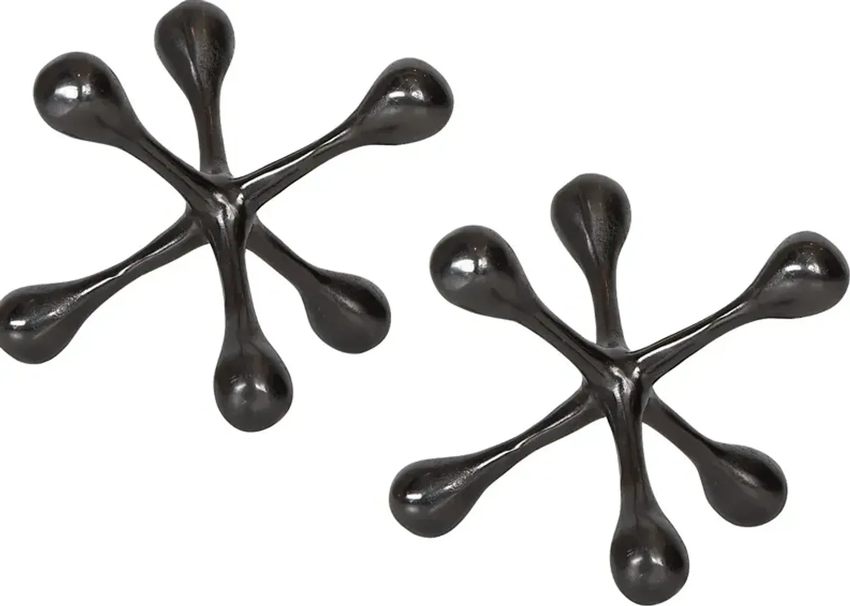 Lewlyn Black Sculpture, Set of 2