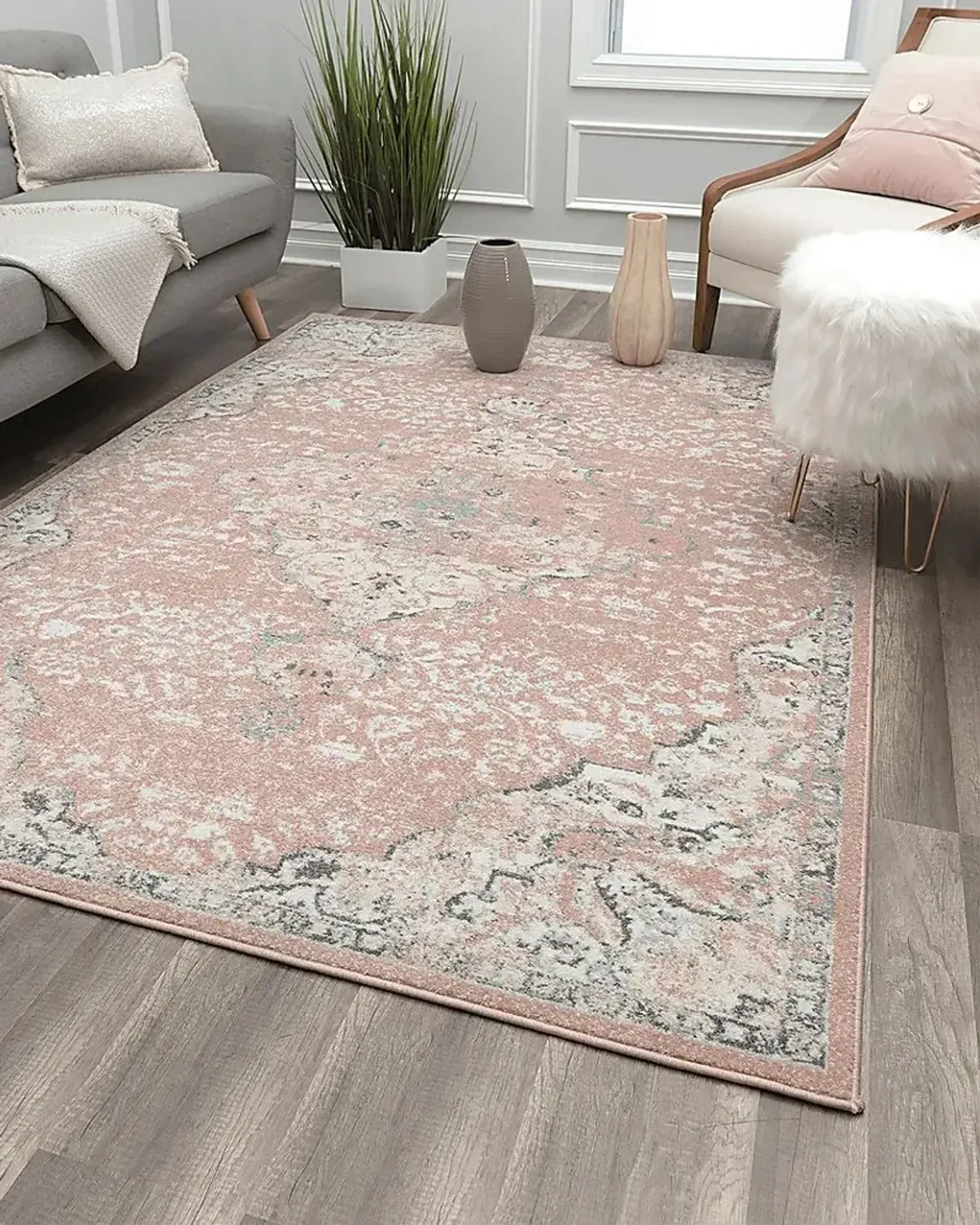 Khairy Pink 8' x 10' Rug