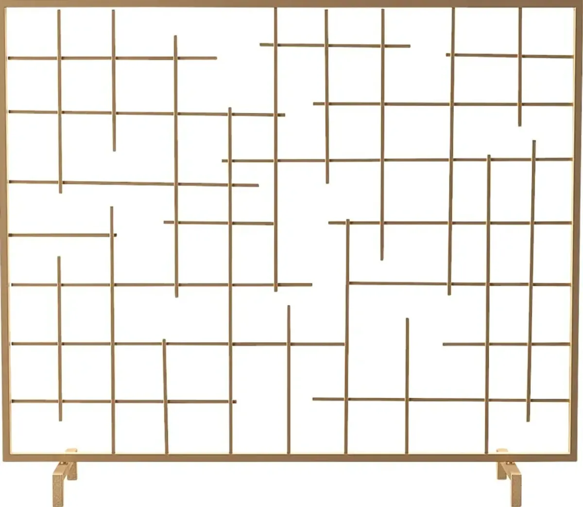 Moffre Gold Fireplace Screen