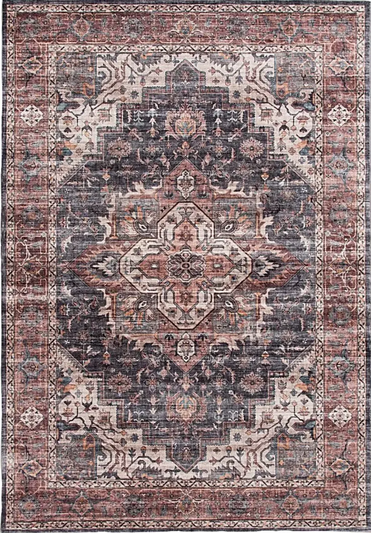 Bilbrey Rust 5' x 7' Rug