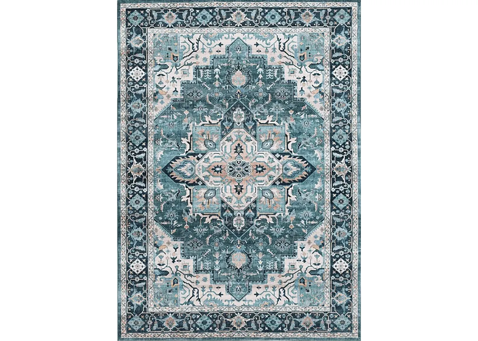 Hargis Blue 5' x 7' Rug