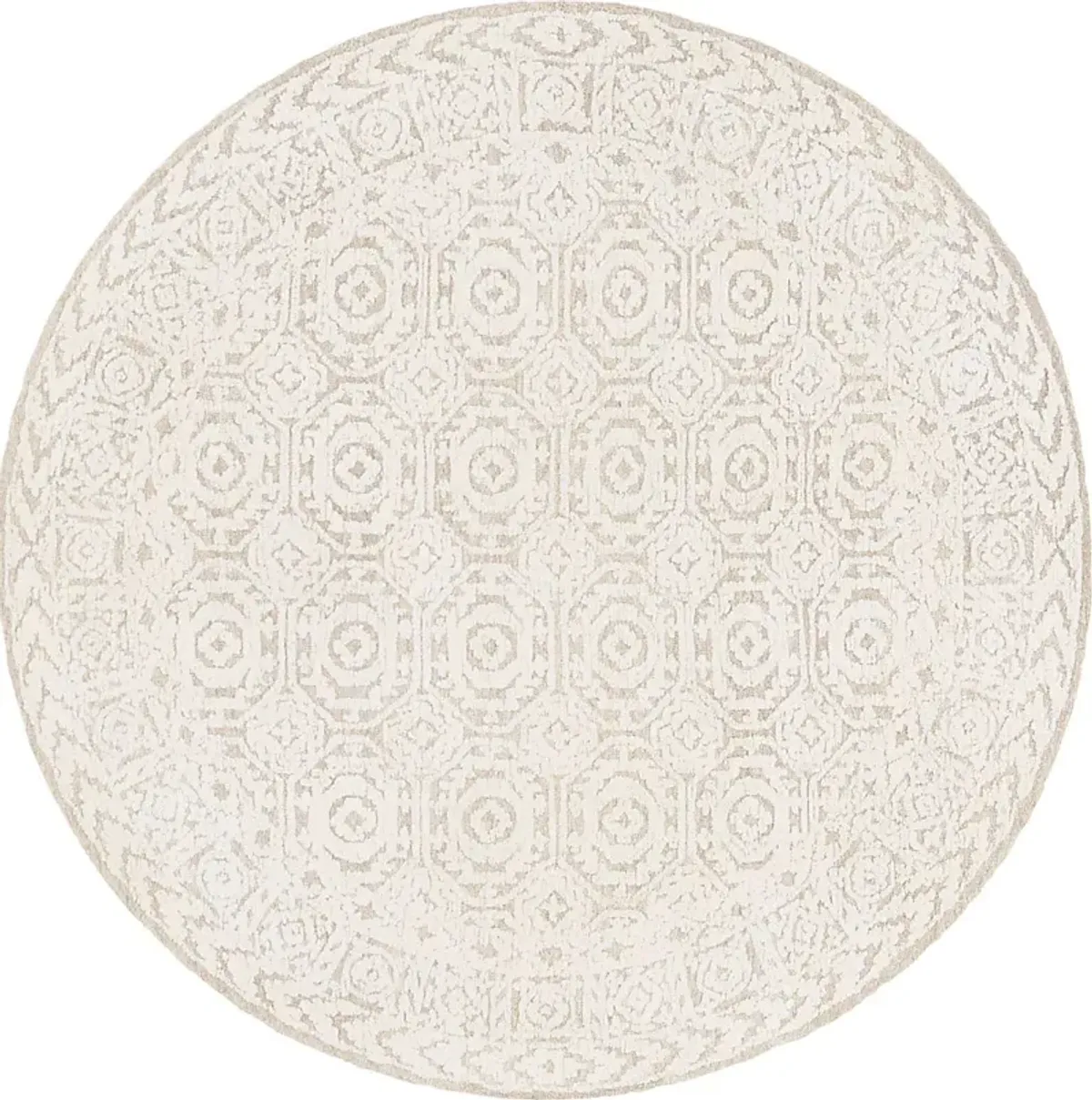 Windlea Tan 8' Round Rug