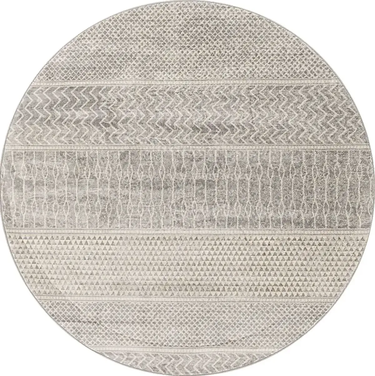 Tristram I Silver 5'3 Round Rug