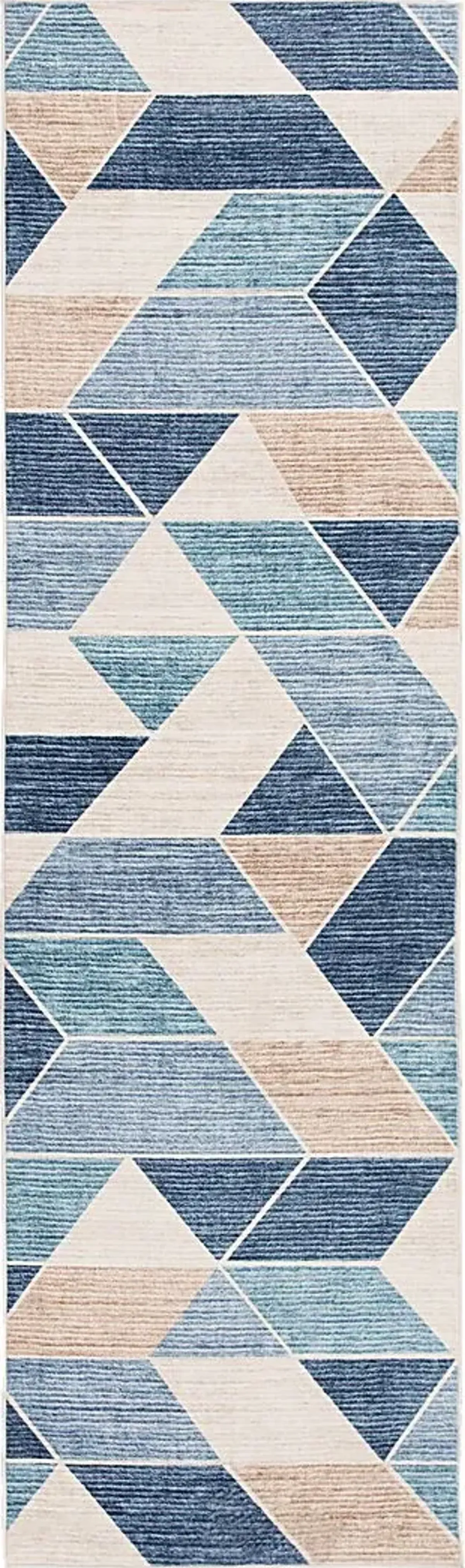 Fetterolf Blue 2'3 x 7'6 Rug