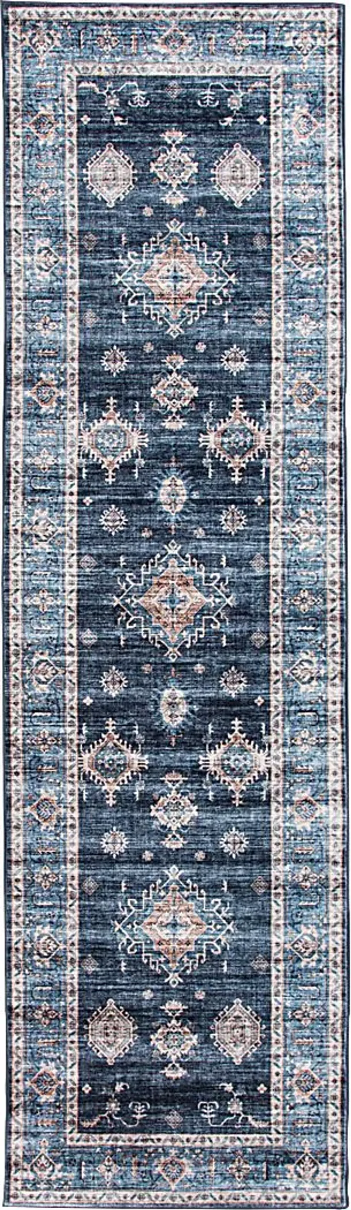 Foutch Navy 2'3 x 7'6 Rug