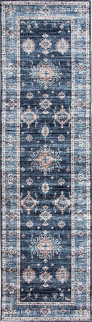 Foutch Navy 2'3 x 7'6 Rug