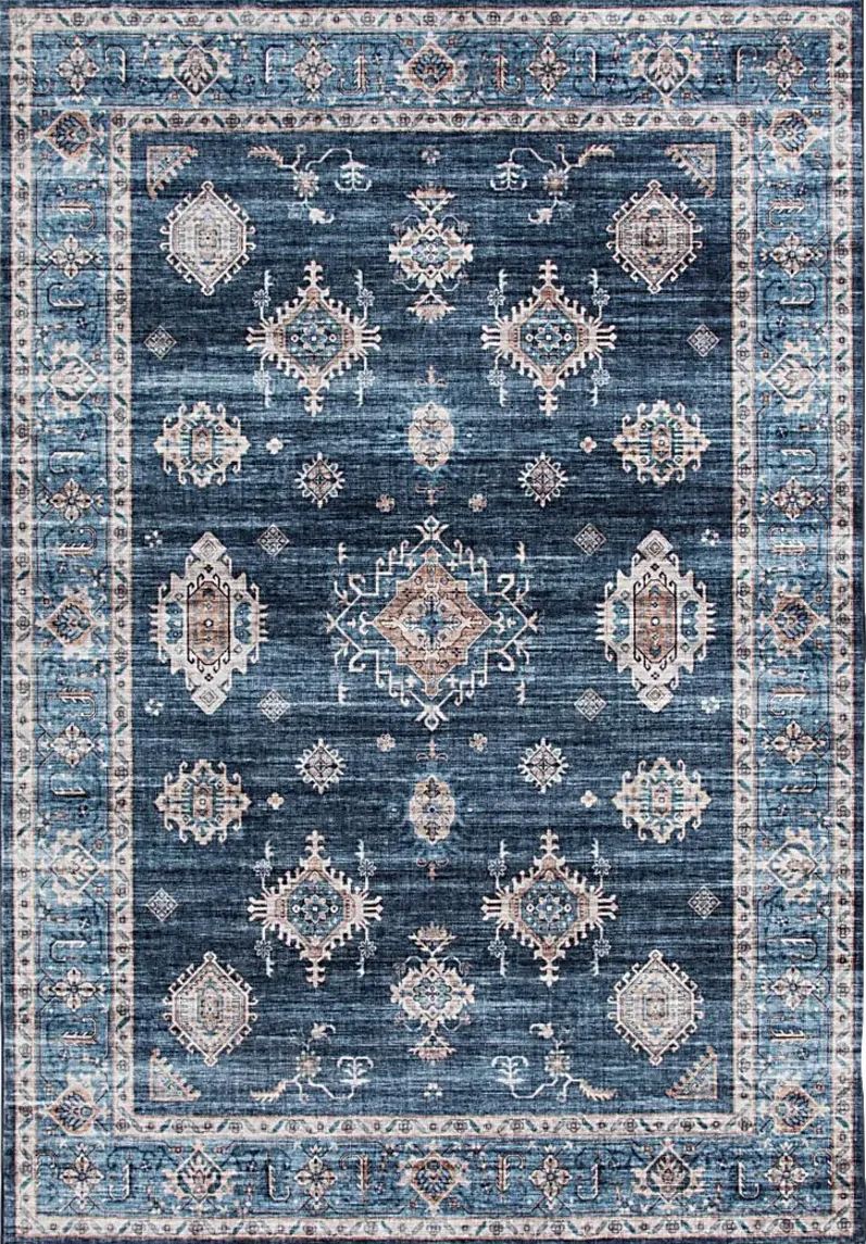 Foutch Navy 5' x 7' Rug