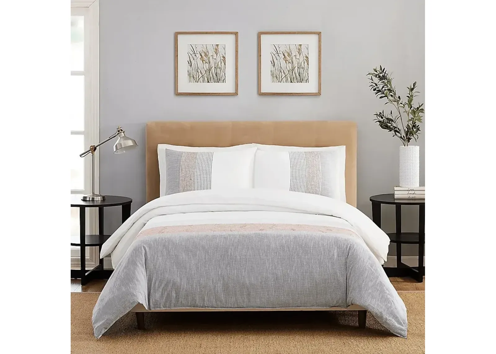 Watsonwood Gray Full/Queen 3 Pc Duvet Set