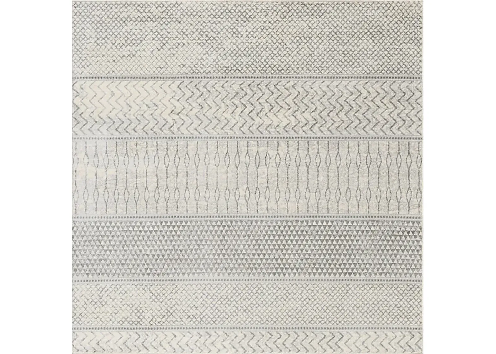 Tristram II Silver 6'7 Square Rug