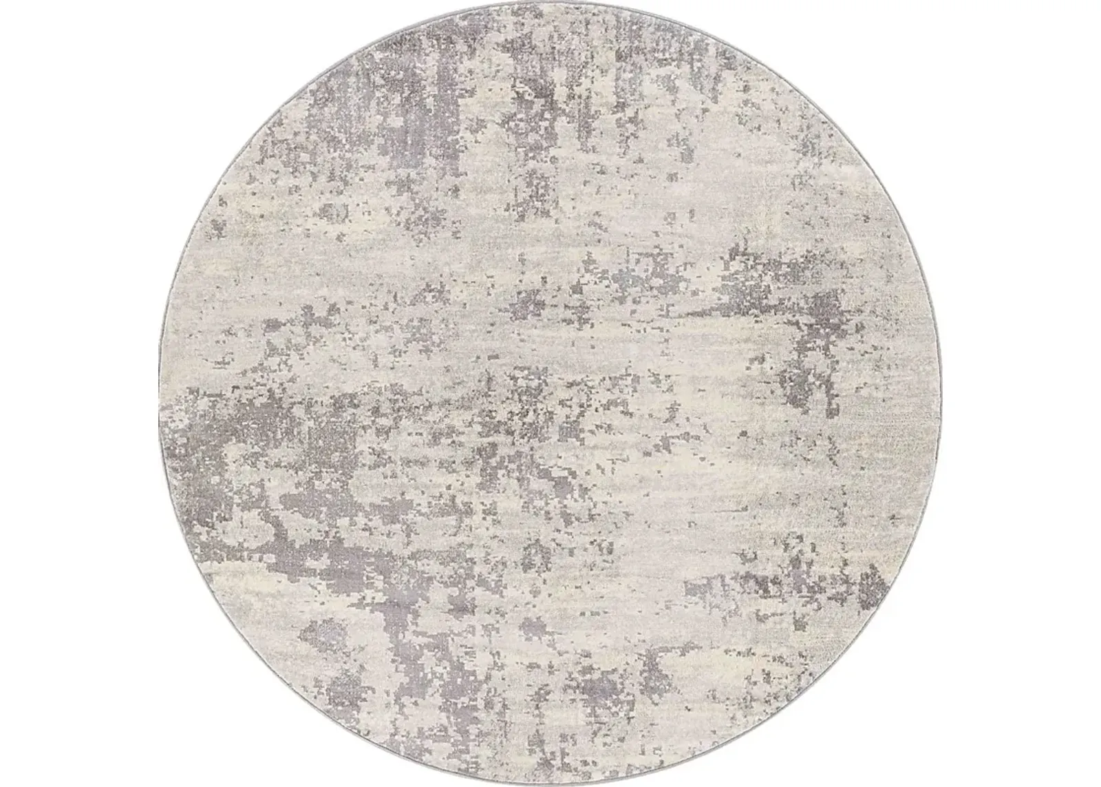 Tristram III Silver 6'7 Round Rug