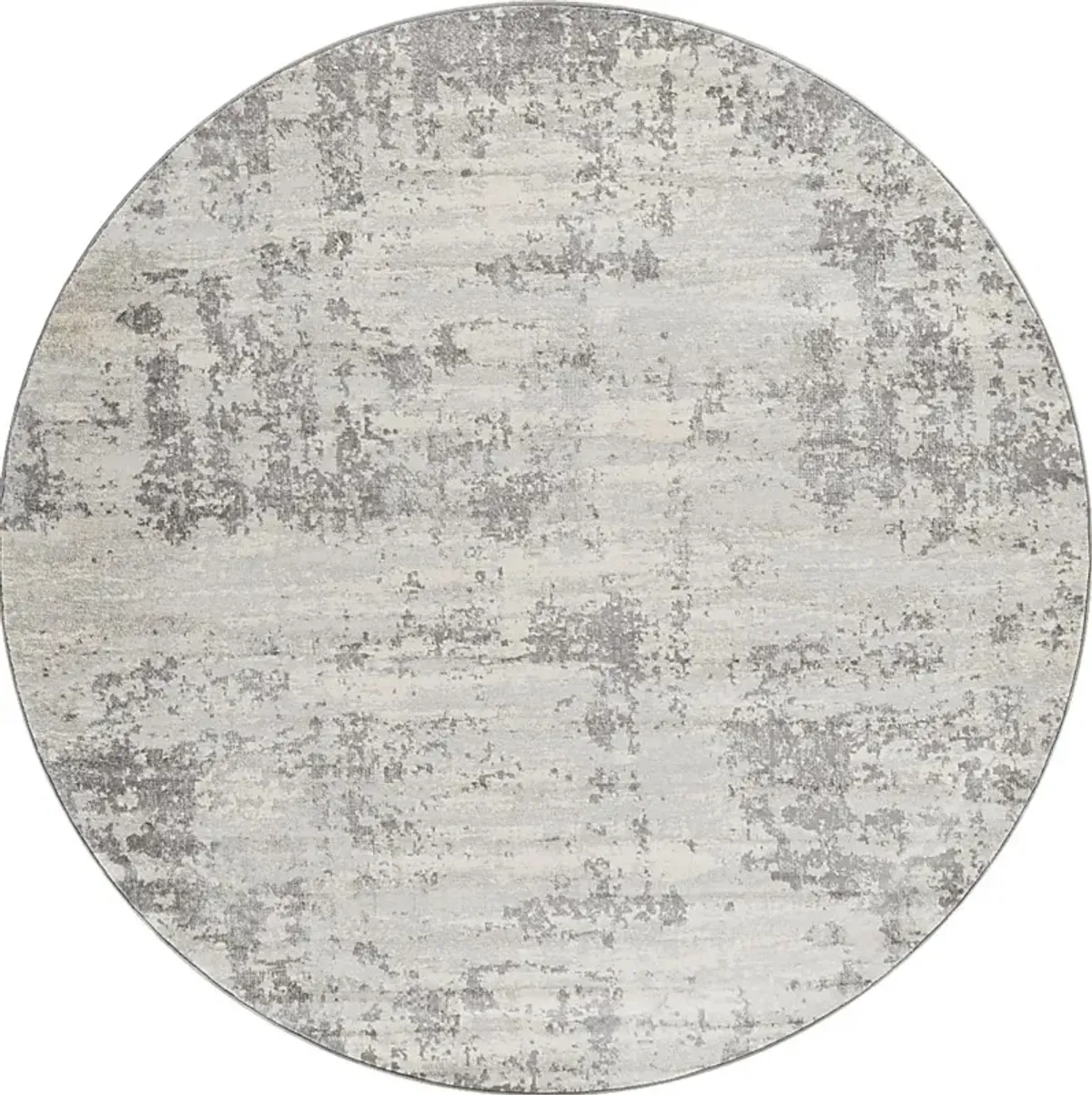 Tristram III Silver 7'10 Round Rug