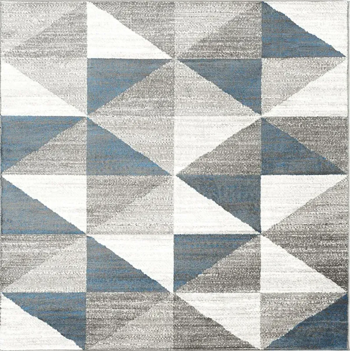 Transcom I Gray 5'3 Square Rug