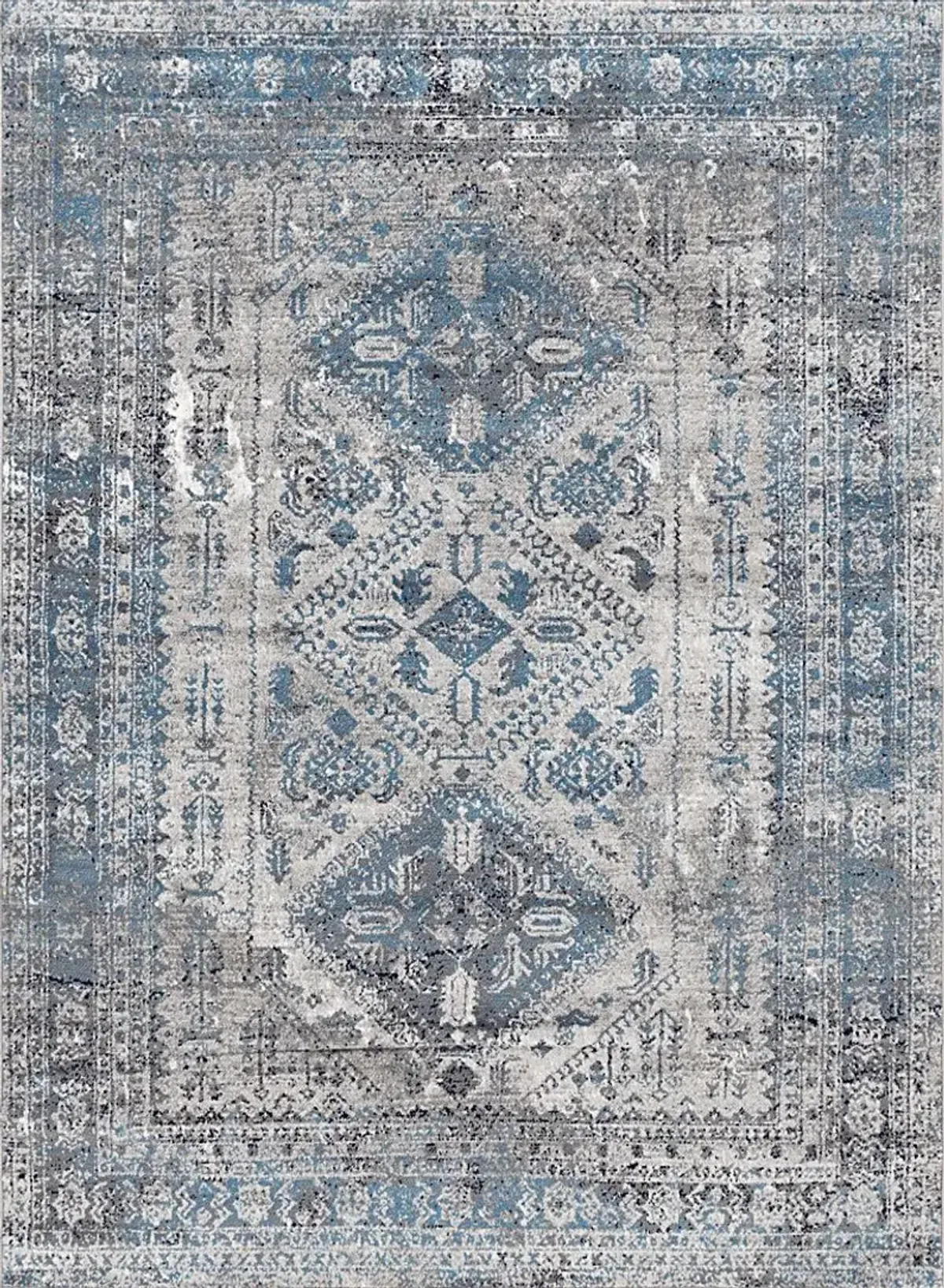 Transcom II Gray 6'7 x 9' Rug