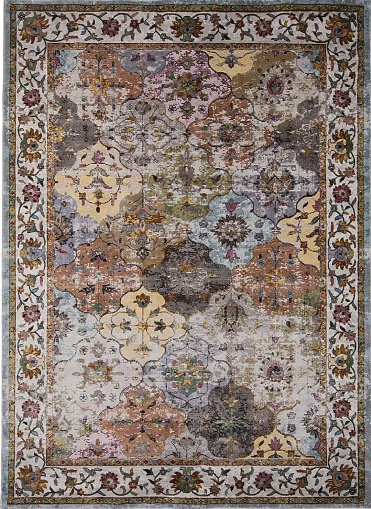 Mirza Cream 5' x 7'3 Rug