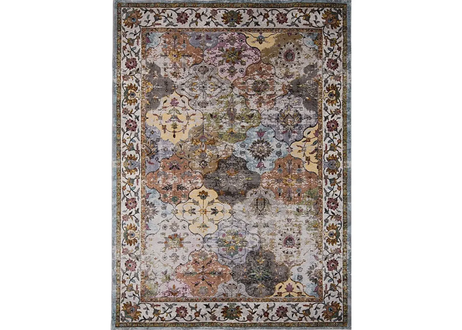 Mirza Cream 6'6 x 8'2 Rug