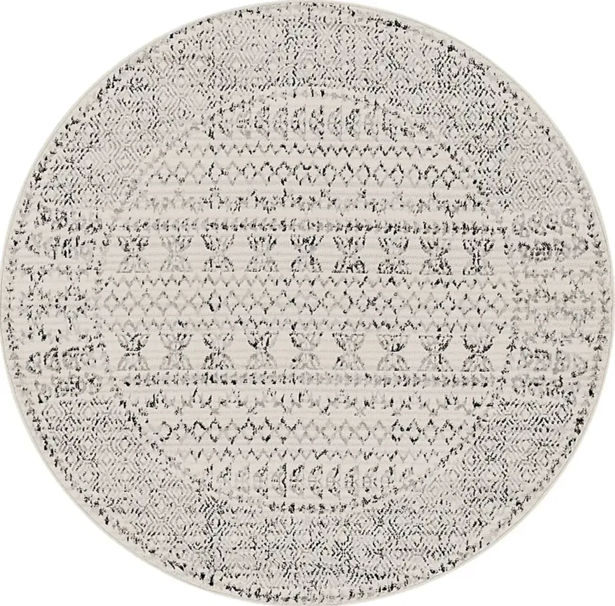 Spofford III Black 5'3 Round Rug