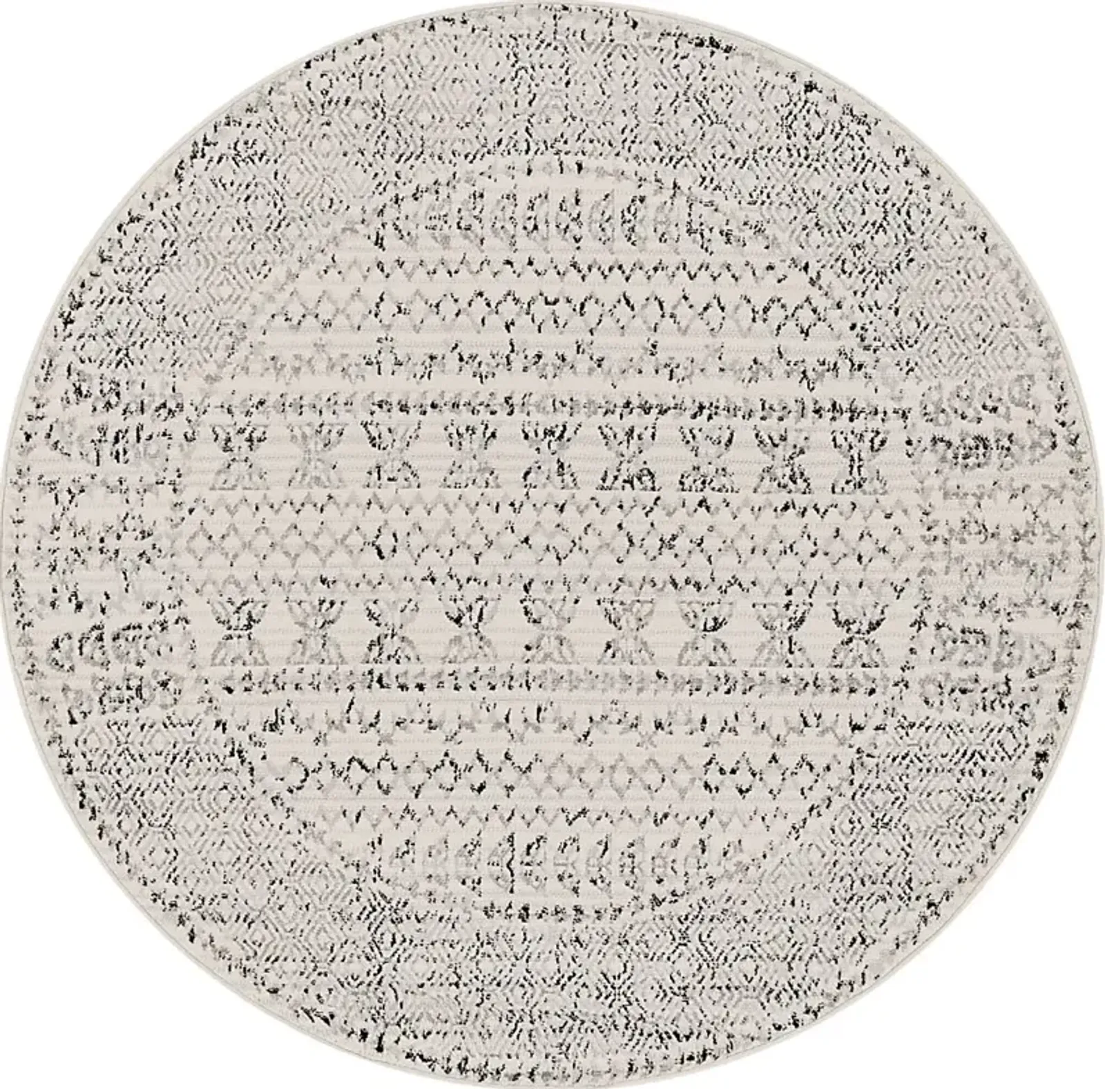 Spofford III Black 5'3 Round Rug