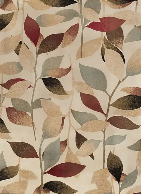 Smilax II Red 7'10 x 10'10 Rug