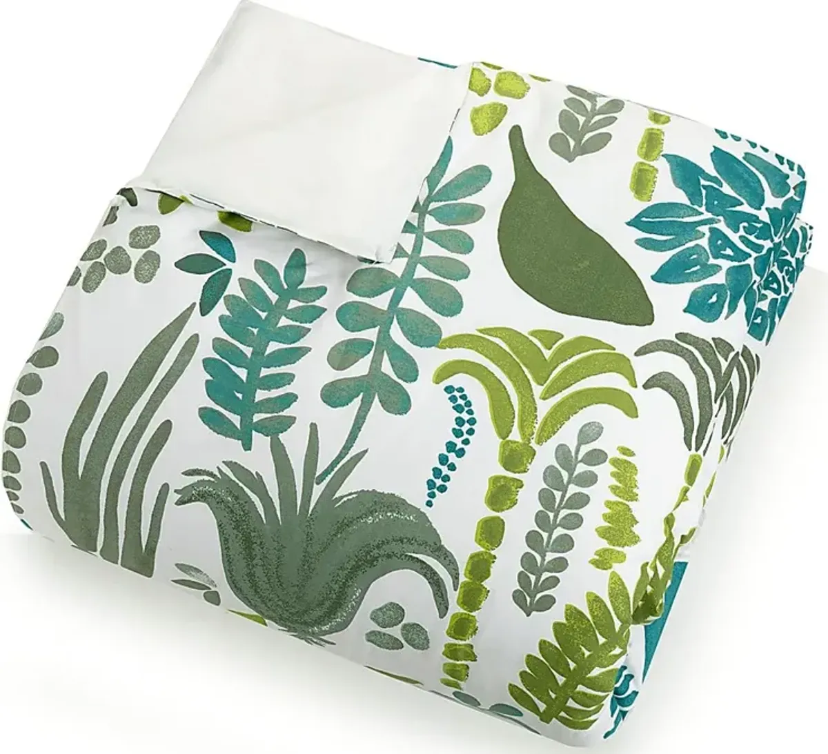 Kostner Green Queen 3 Pc Duvet Set