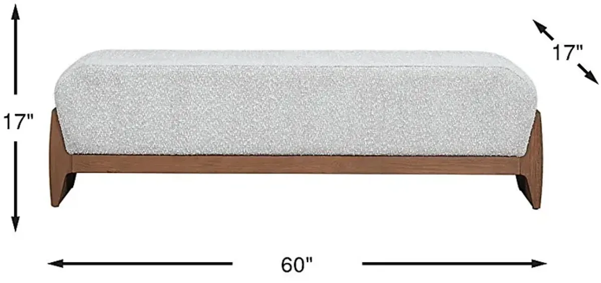 Sonder White Bench