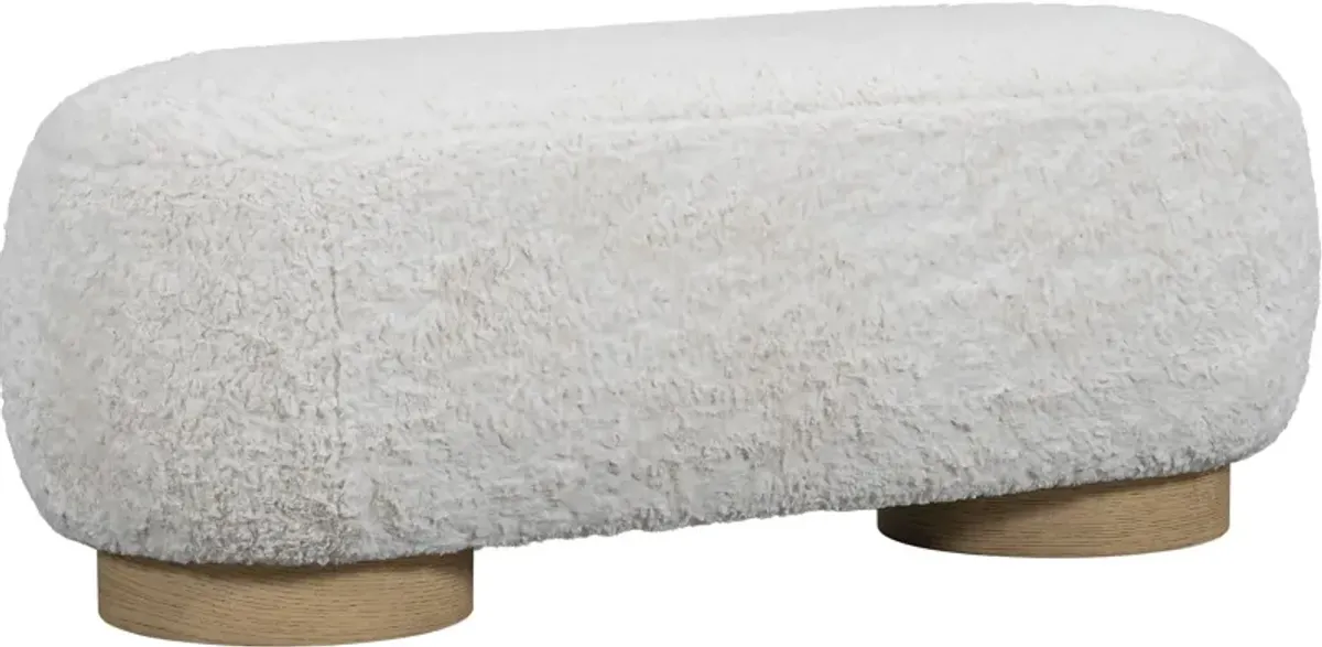 Sonne White Bench