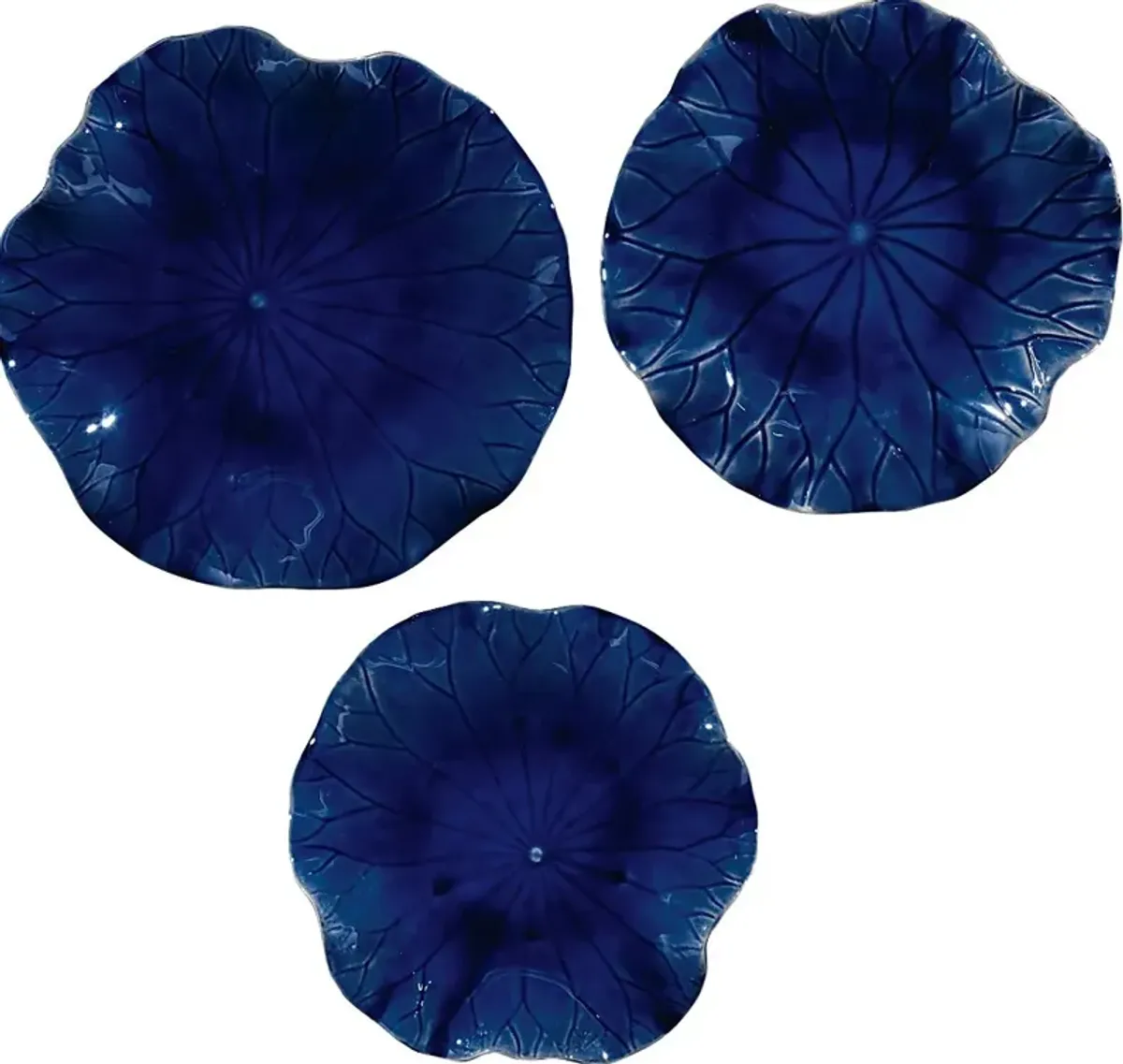 Cusic Blue Wall Decor, Set of 3