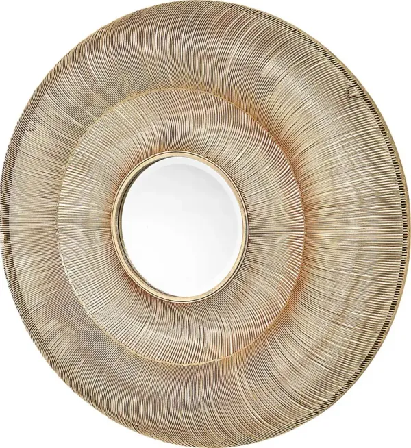 Dowagiac Gold Wall Mirror