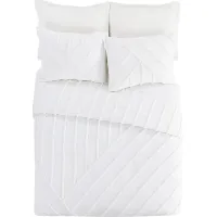 Winthorne White Full/Queen 3 Pc Comforter Set