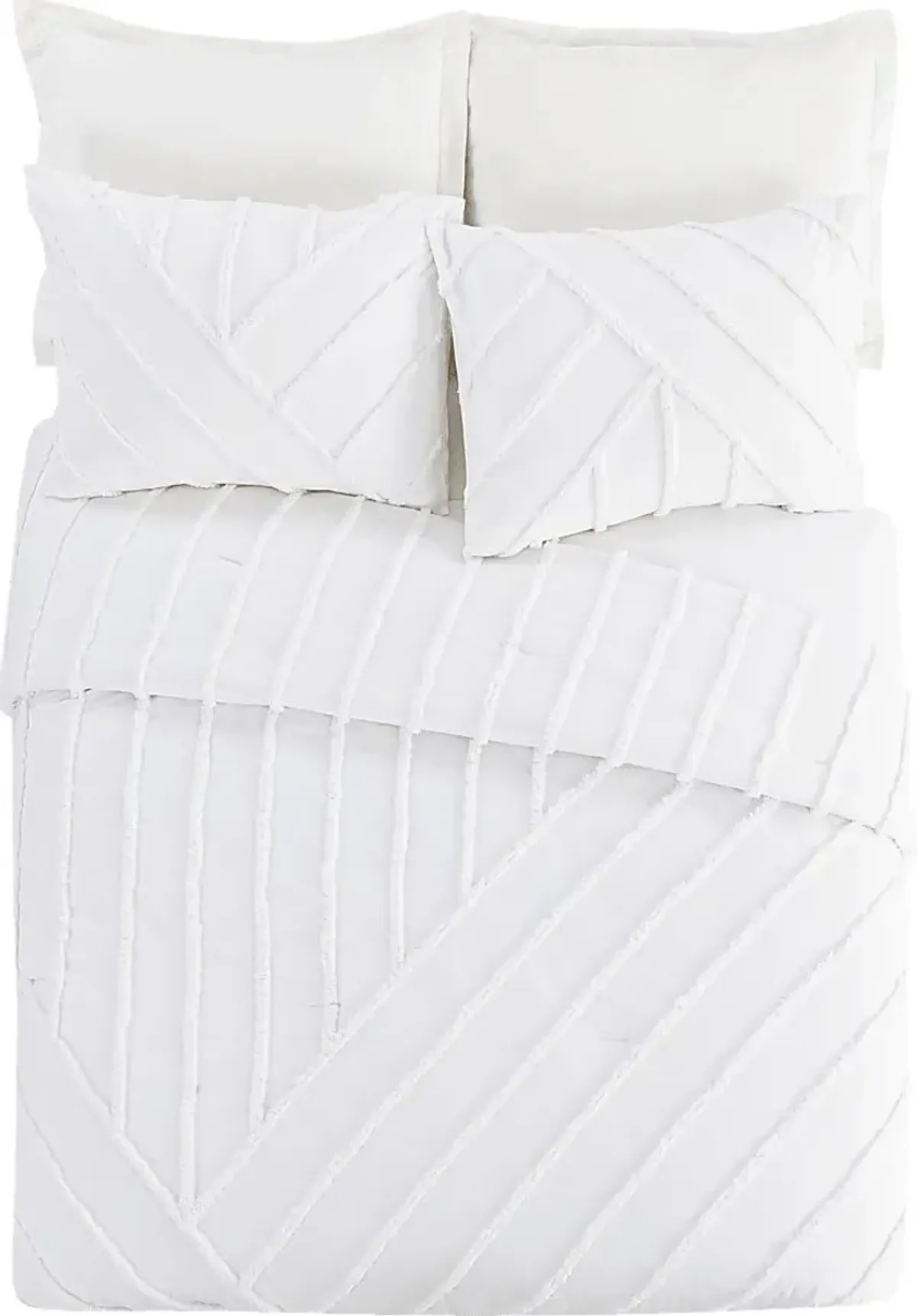 Winthorne White Full/Queen 3 Pc Comforter Set