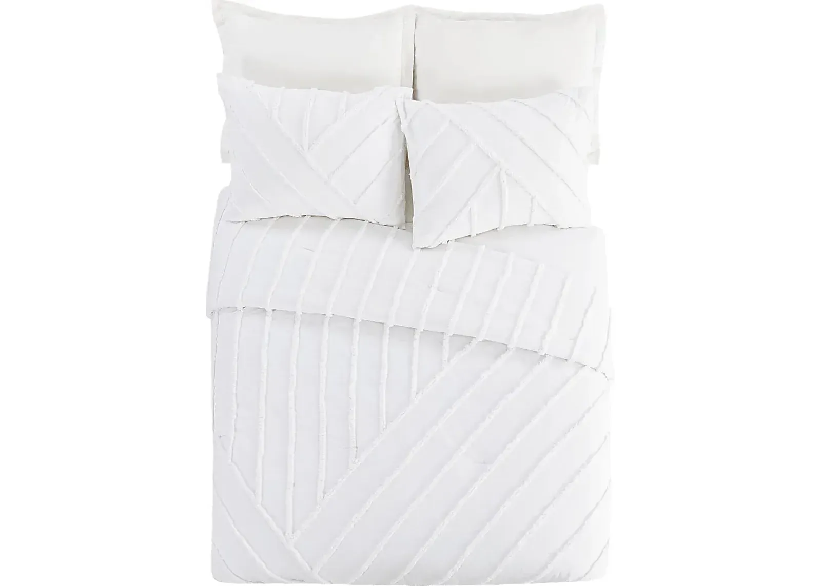 Winthorne White King 3 Pc Comforter Set