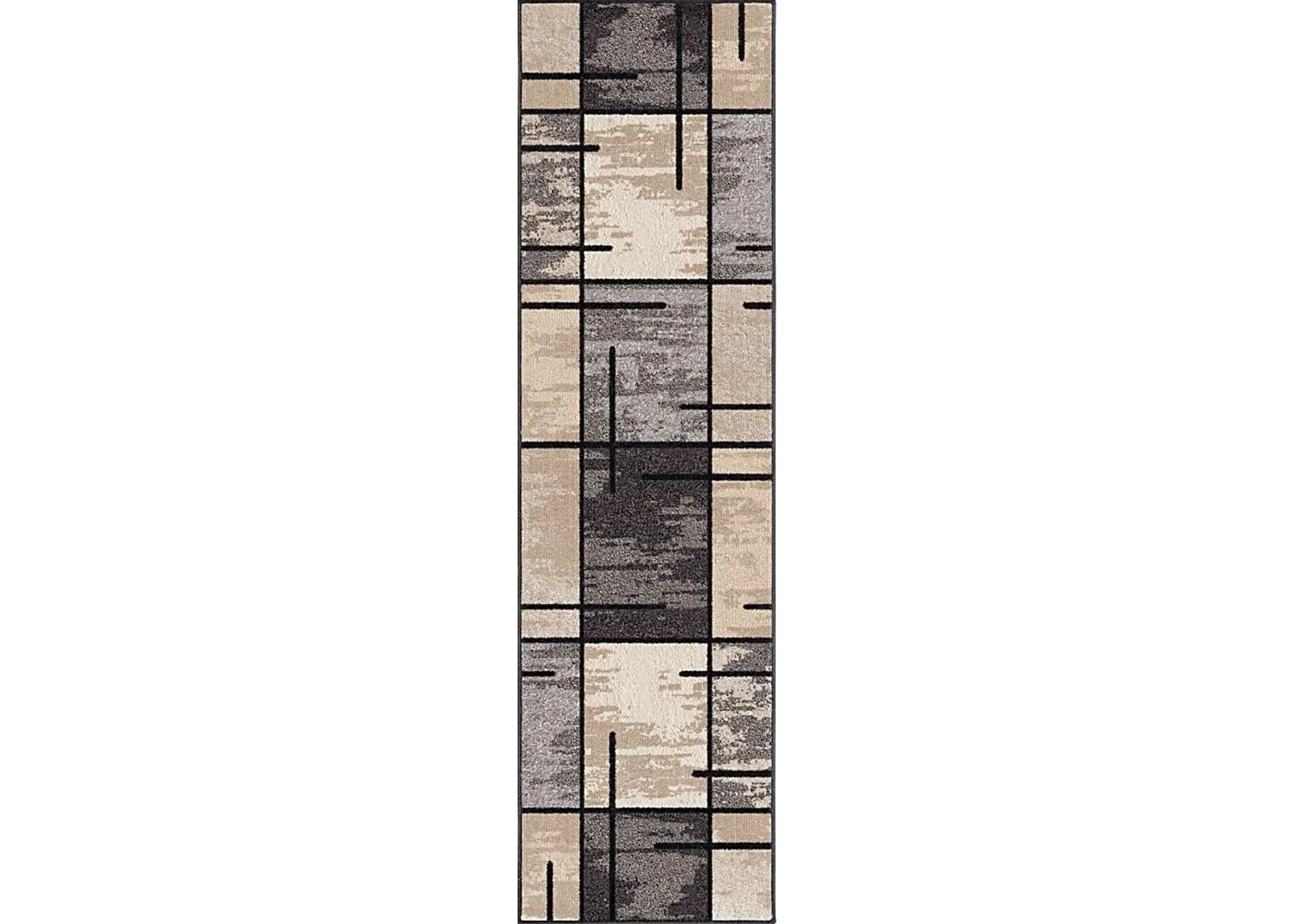 Heida Gray 1'11 x 7'6 Runner Rug