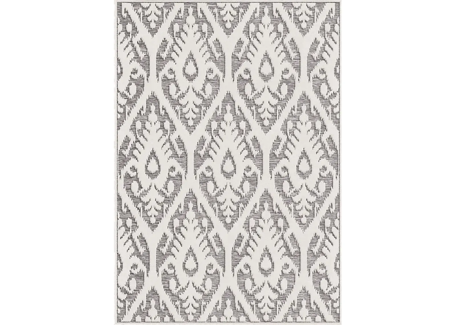 Andena Gray 5'2 x 7'6 Indoor/Outdoor Rug