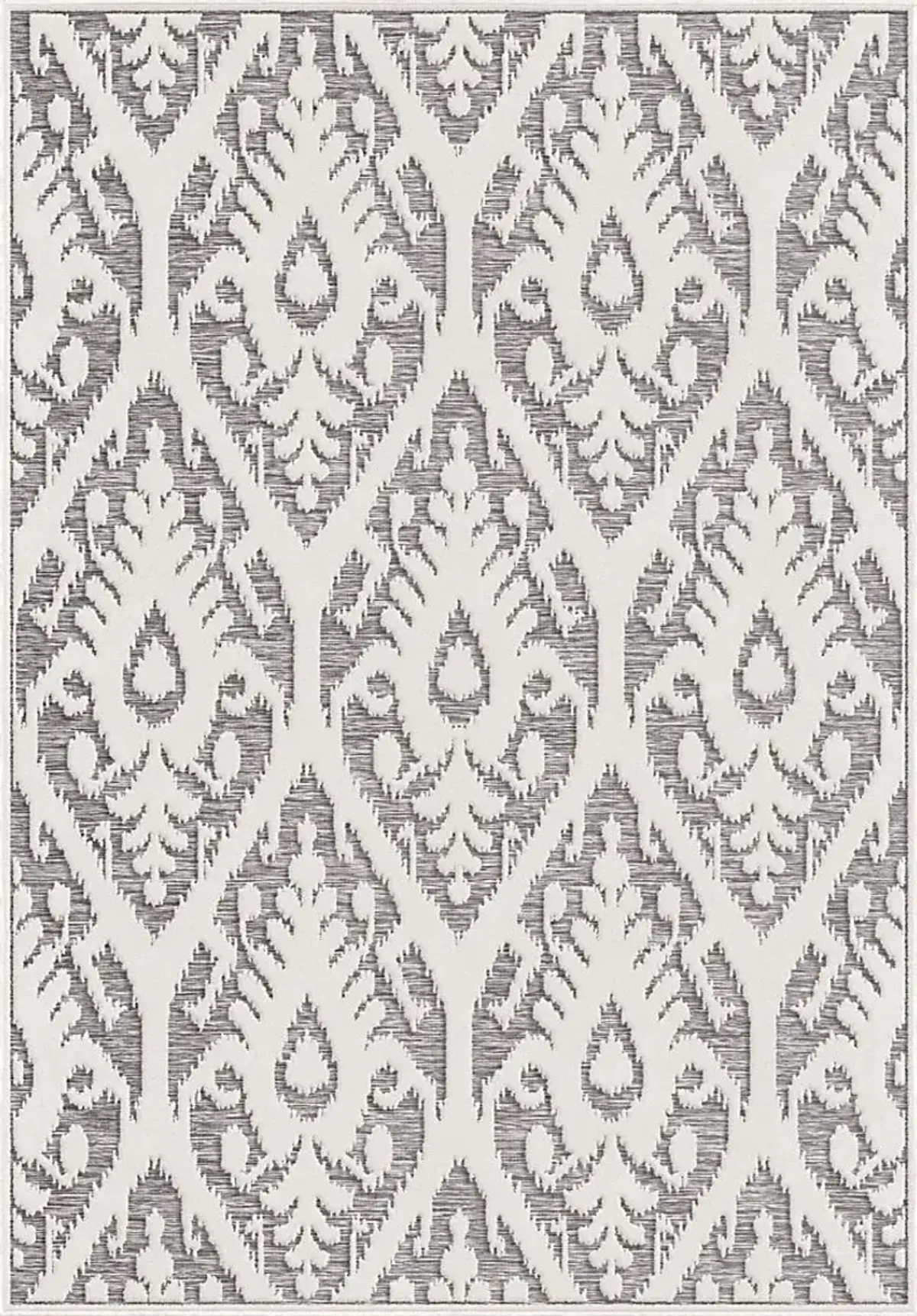 Andena Gray 7'9 x 10'10 Indoor/Outdoor Rug