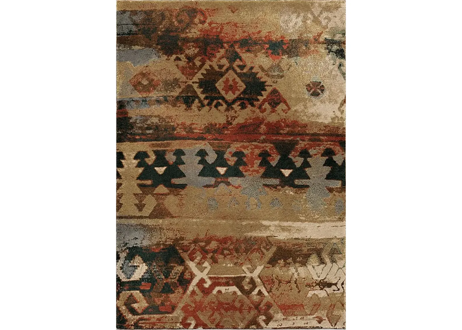 Balvan Red 5'3 x 7'6 Rug